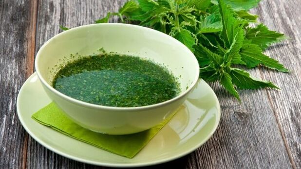 Infusion with nettle