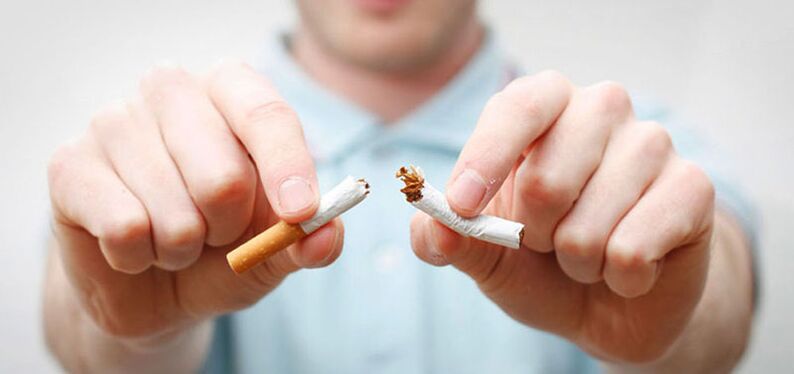 Placed in a semi -cigarette