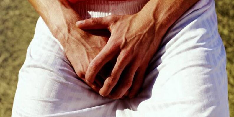 Stuffed palms in the groin