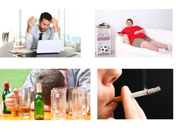 Negative factors affecting male potency