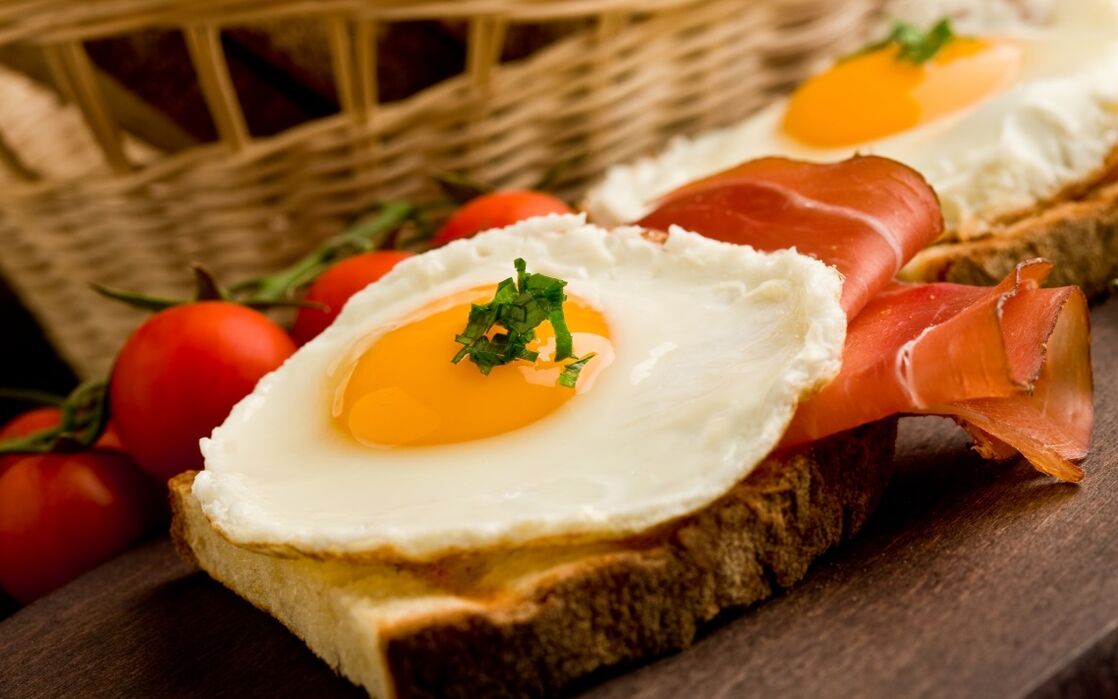 frying eggs to increase potency