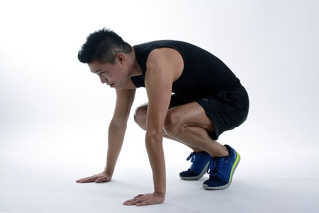 Squats that promote blood circulation in the pelvis help to increase potency