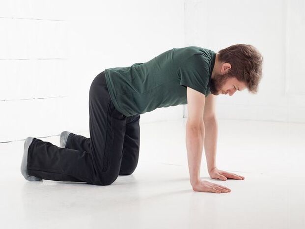 Stretching and the pendulum standing on all fours help to strengthen potency